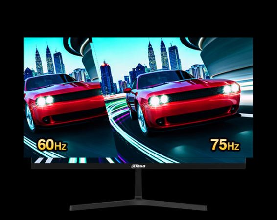 نرخ تازه‌سازی در مانیتور 24 اینچ داهوا LM24-B200S حداکثر 75 هرتز است.