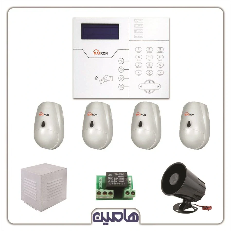 پکیج کامل دزدگیر مکسرون به همراه 4 سنسور