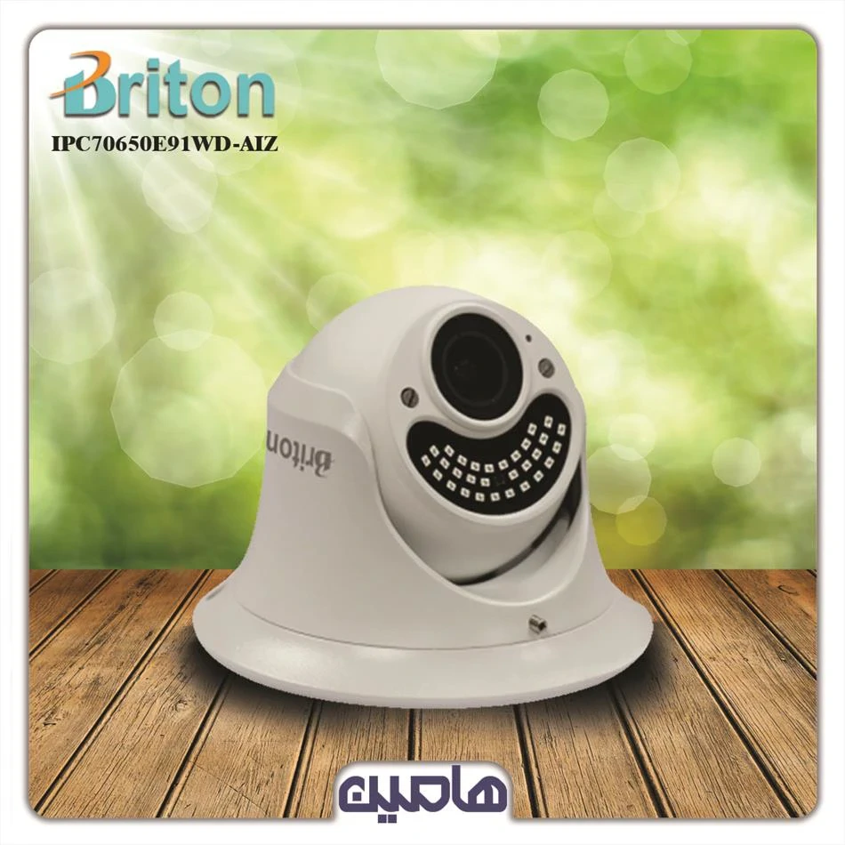 دوربین مداربسته تحت شبکه 5 مگاپیکسل برایتون مدل IPC-70650E91WD-AIZ