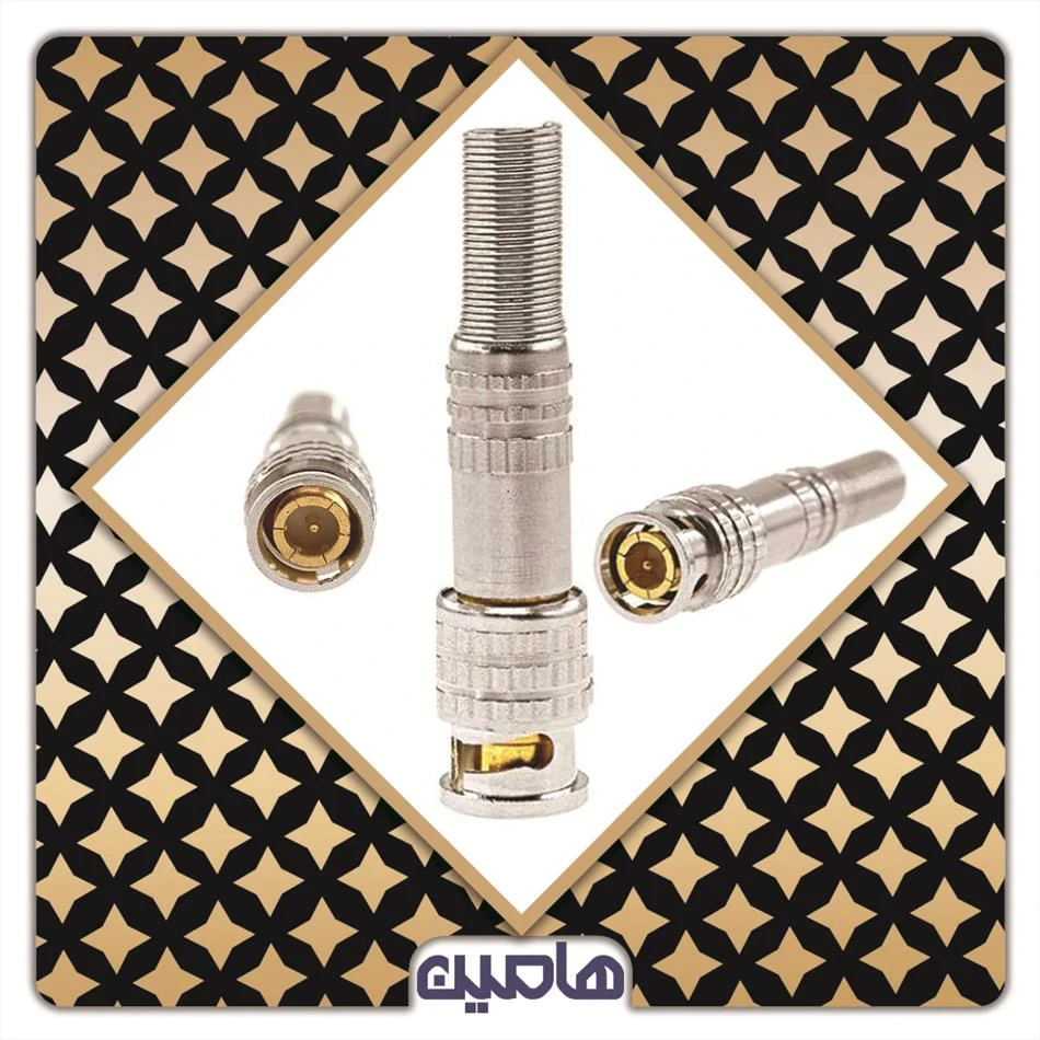 فیش BNC پیچی نارنجکی