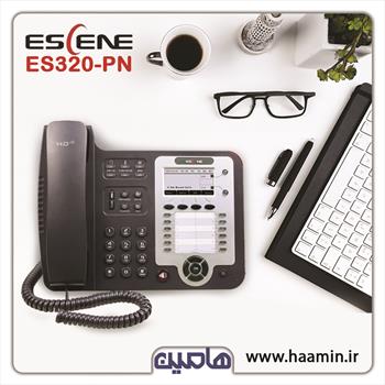 گوشی تلفن دیجیتال ایسن IP-ESCENE مدل ES320-PN