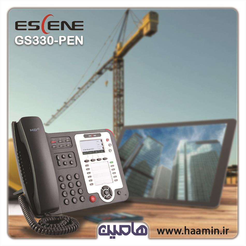 گوشی تلفن دیجیتال ایسن IP-ESCENE مدل GS330-PEN