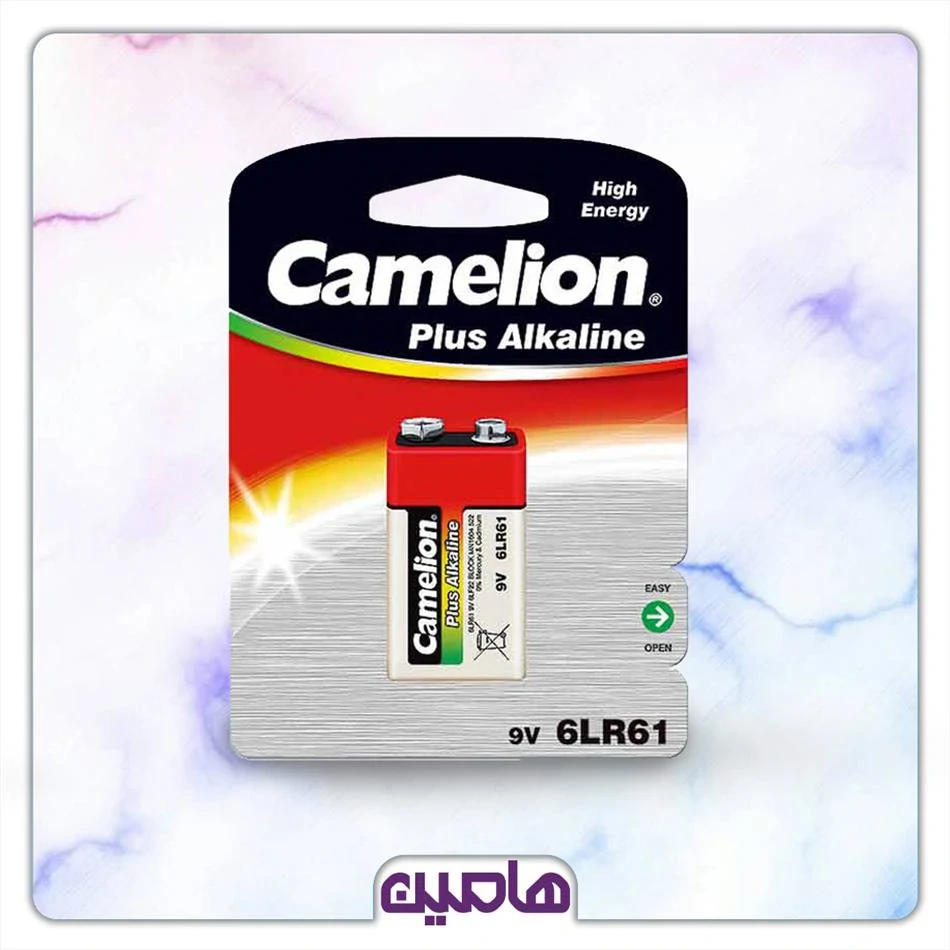 باتری کتابی آلکالاین پلاس کملیون مدل 6LR61-BP1
