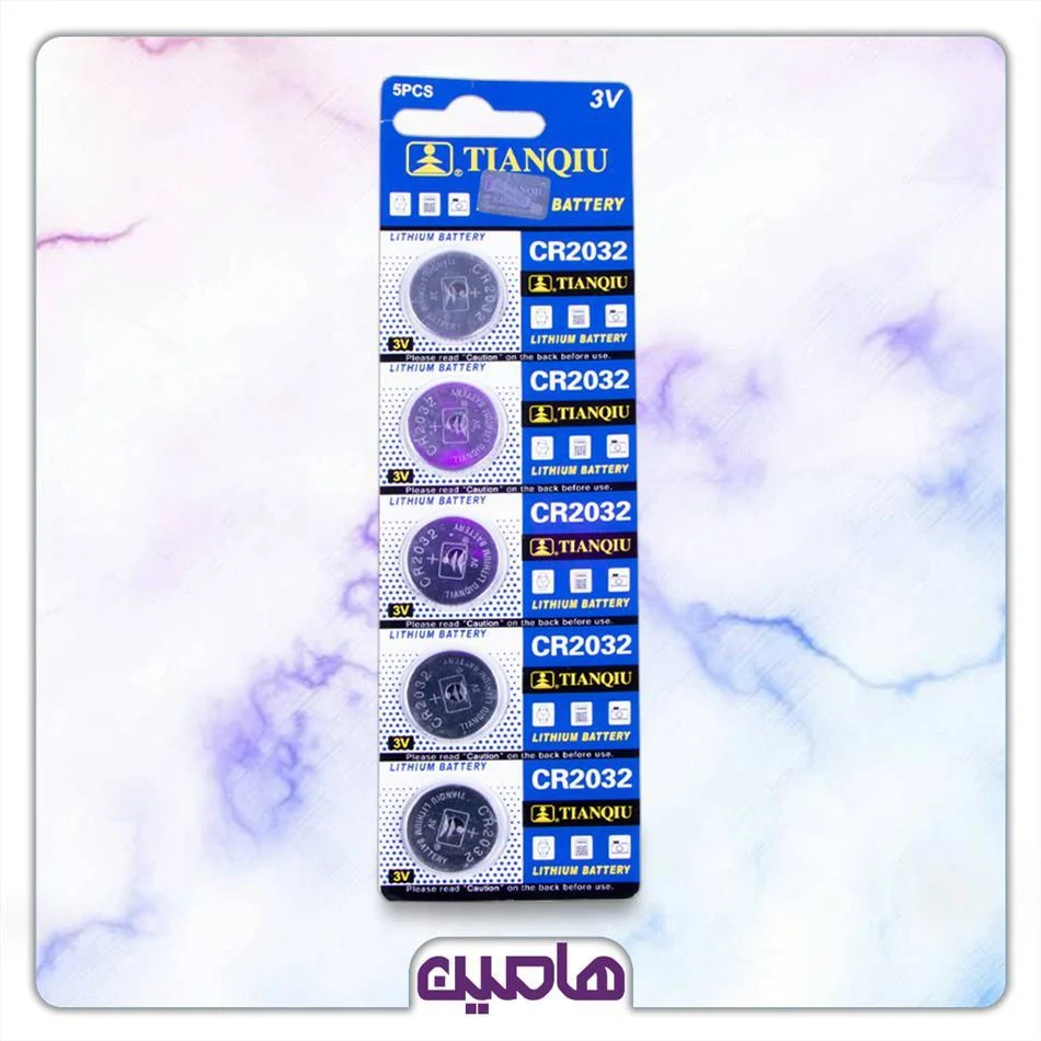 باتری سکه ای 2032 ورقه ای (5 عددی)