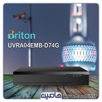 دستگاه ضبط تصویر 4 کانال برایتون مدل UVRA04EMB-D74G-plus