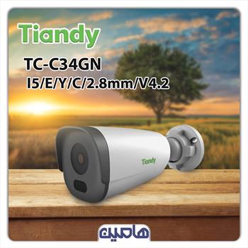 دوربین مداربسته تحت شبکه 4 مگاپیکسل تیاندی مدل  TC-C34GN