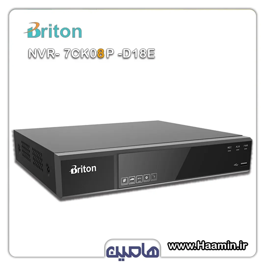 دستگاه ضبط تصویر 8 کانال برایتون مدلNVR7CK08P