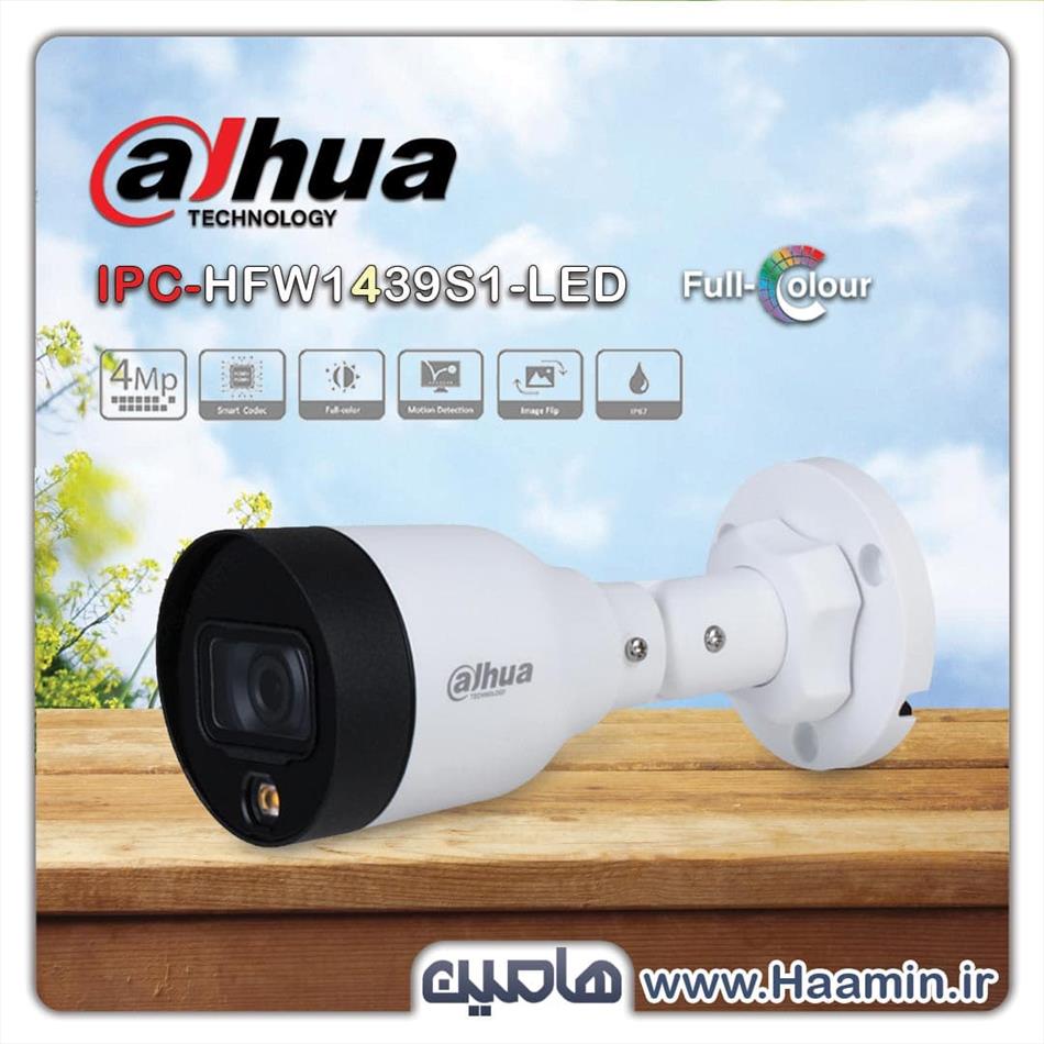دوربین تحت شبکه4مگاپیکسل داهوا مدل DH-IPC-HFW1439S1-LED