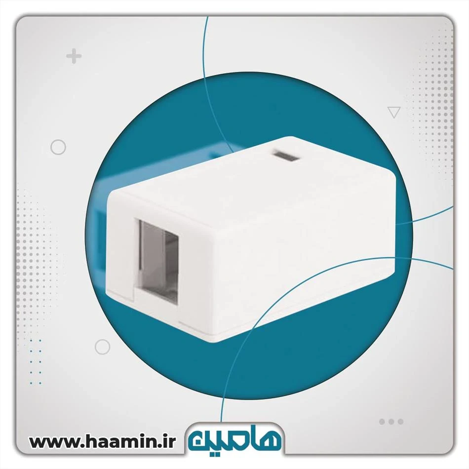 باکس کبریتی شبکه 2 پورت AMP