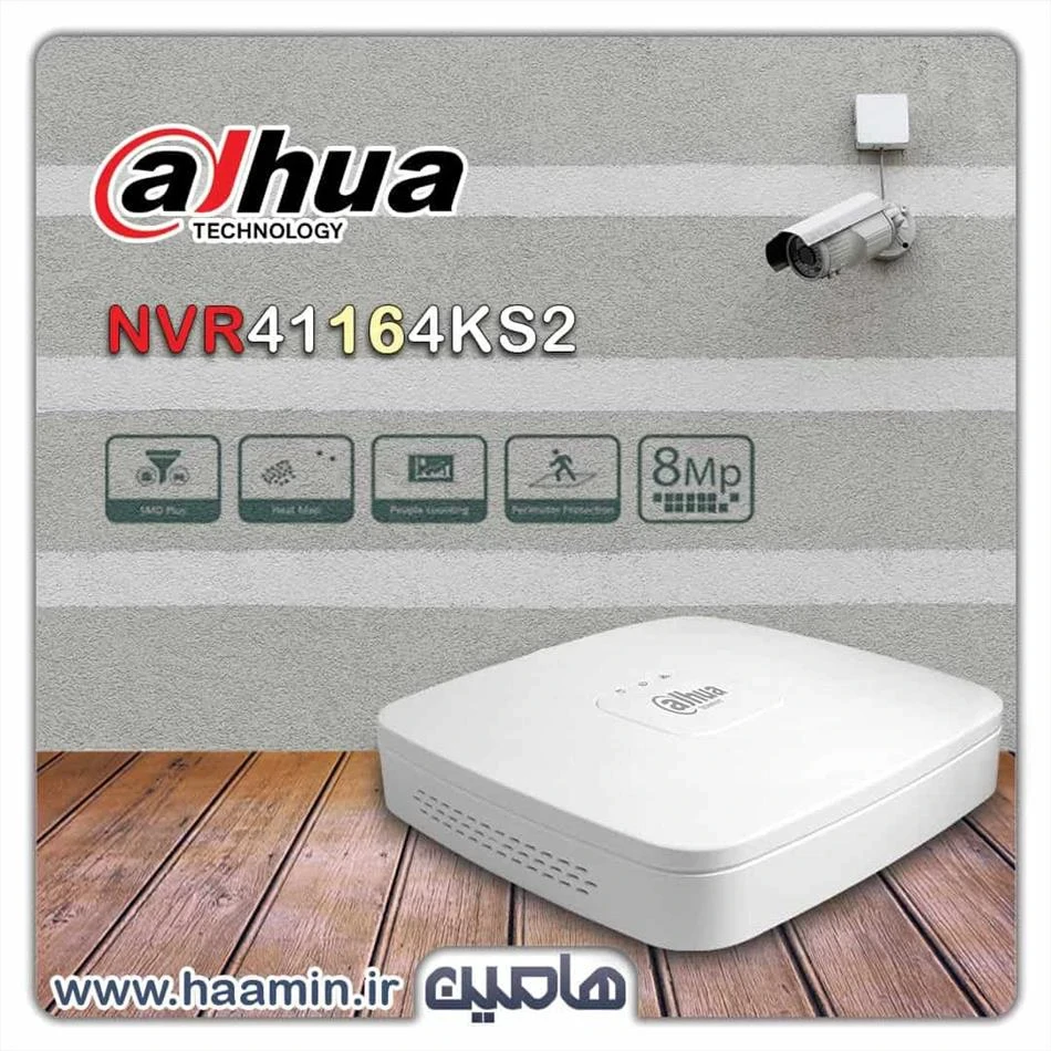دستگاه ضبط تصویر 16 کانال داهوا مدلNVR4116-4KS2 