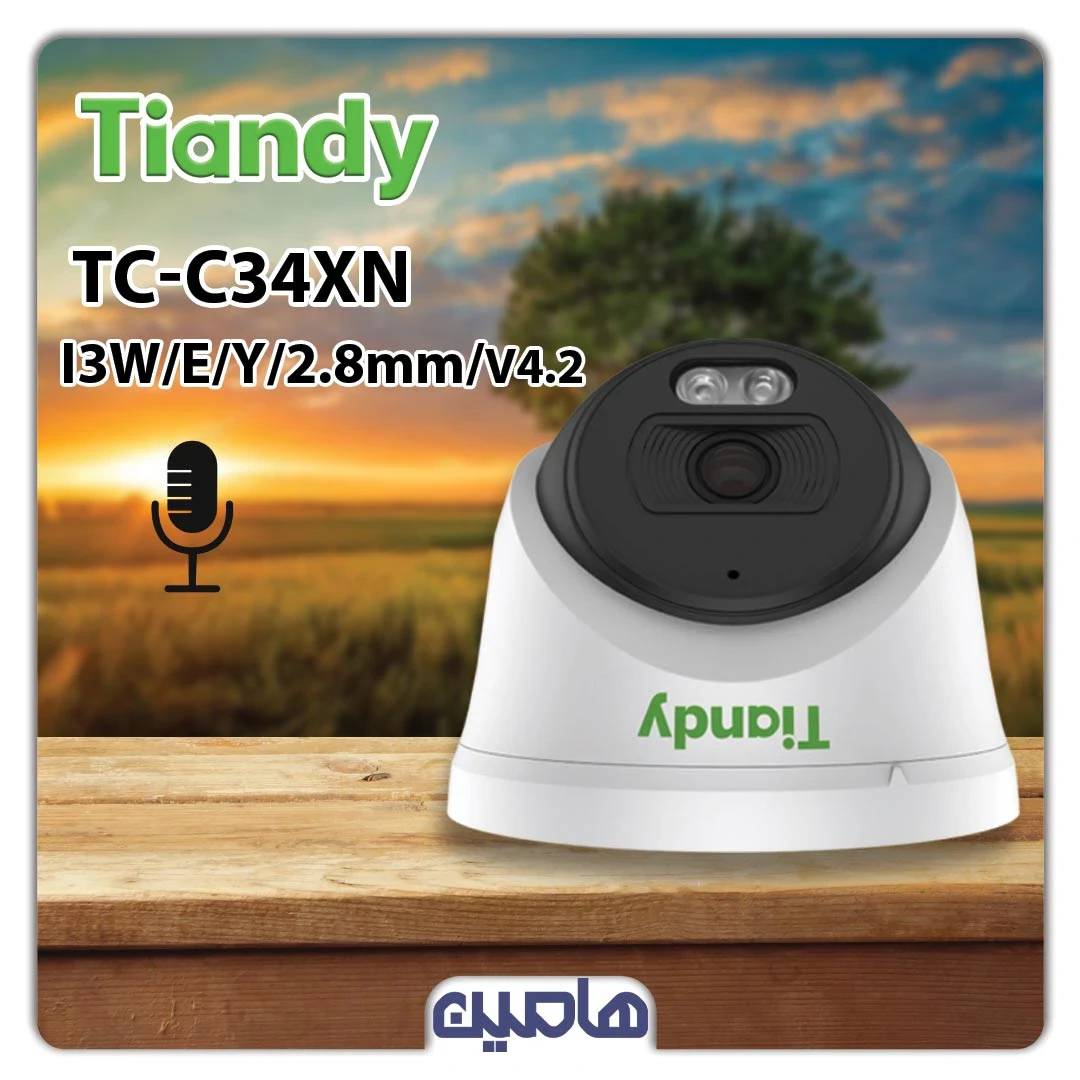 دوربین مداربسته تحت شبکه 4 مگاپیکسل تیاندی مدل TC-C34XN
