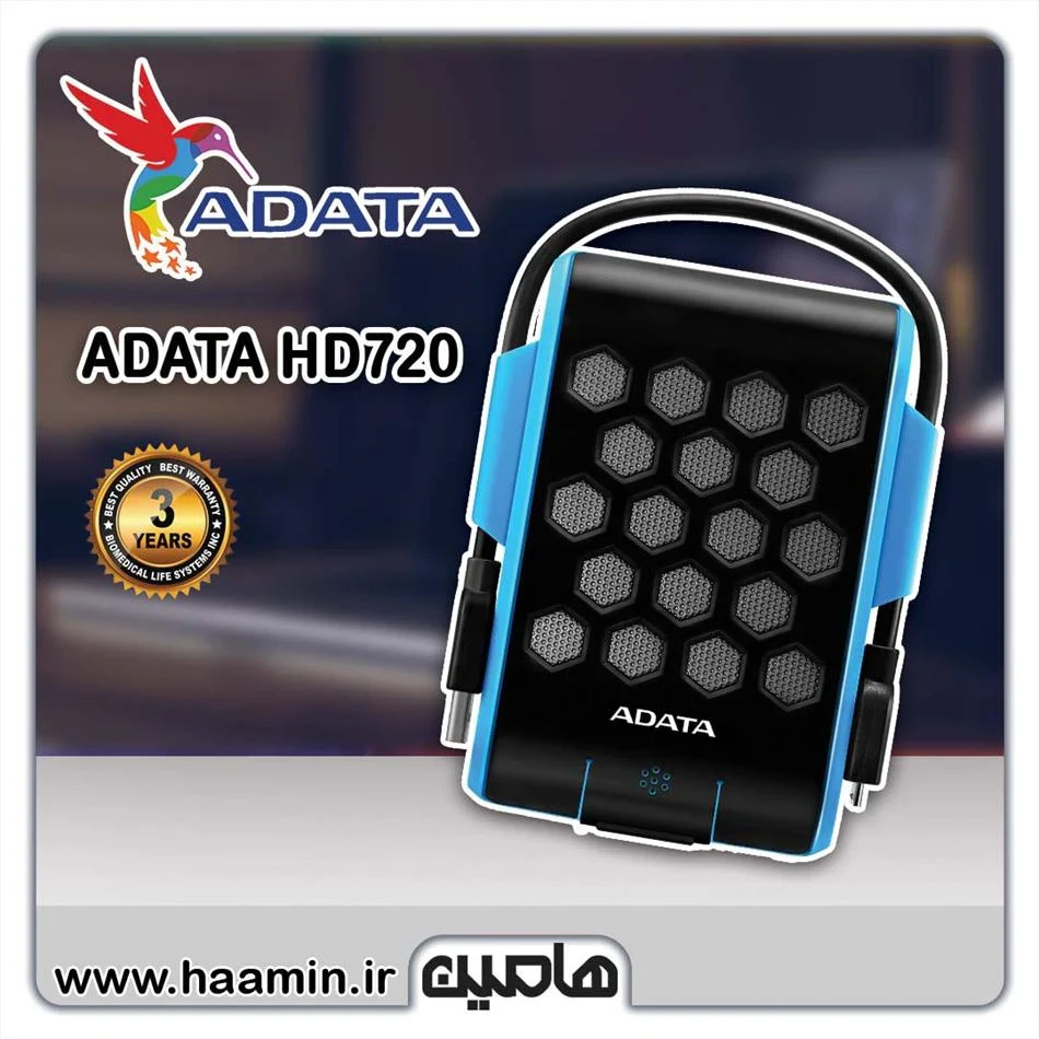 هارد اکسترنال ای دیتا مدل HD720 ظرفیت 1 ترابایت