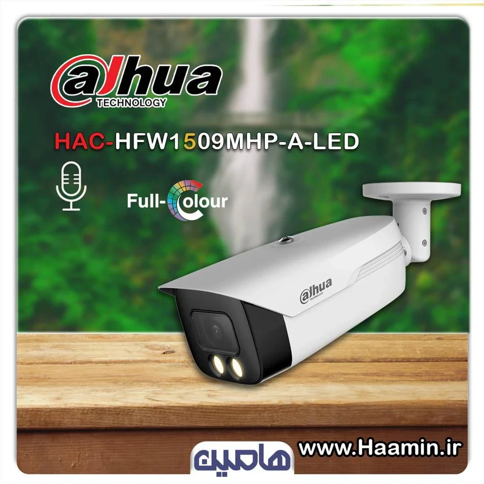 دوربین مداربسته 5 مگاپیکسل داهوا مدل DH-HAC HFW1509MHP-A-LED