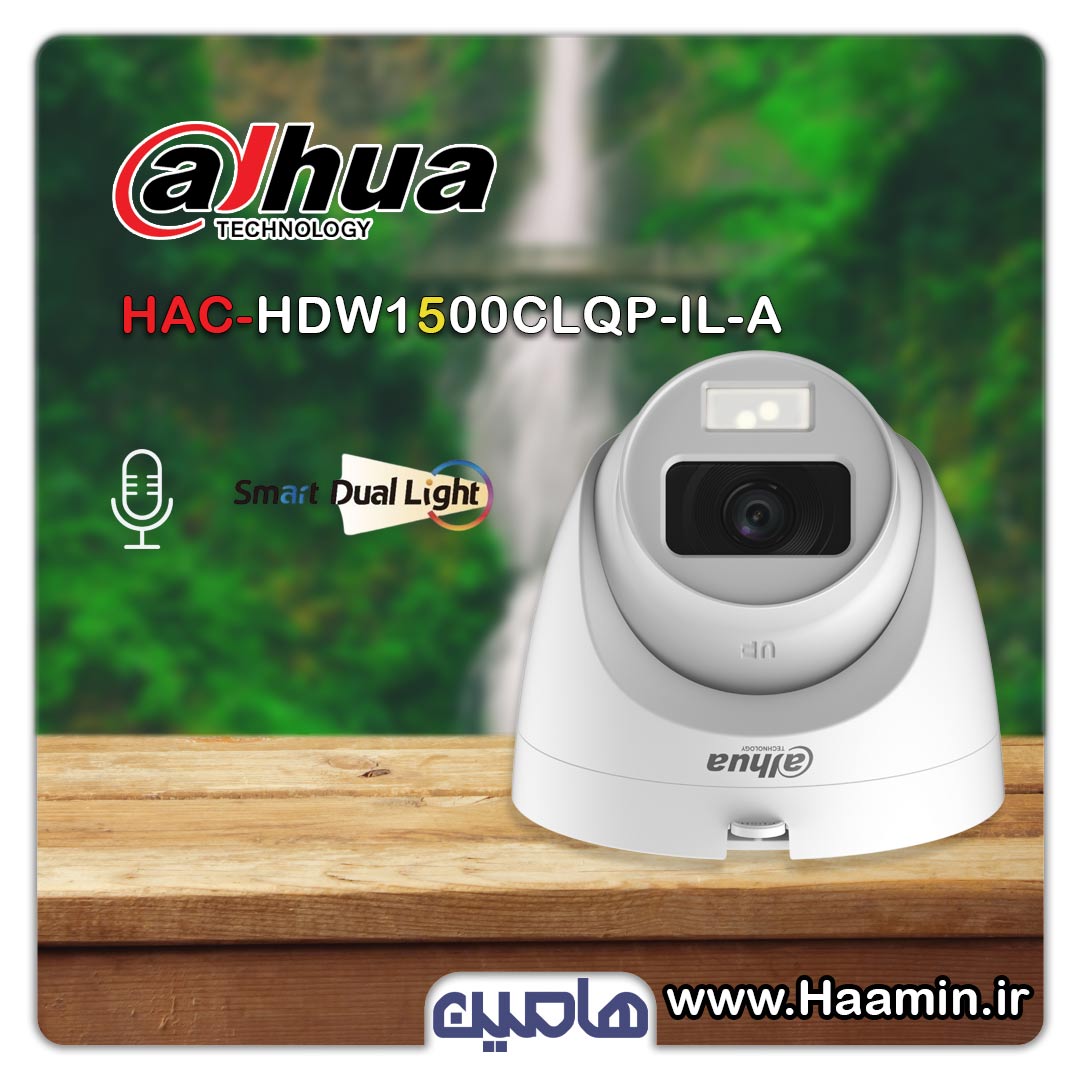 دوربین مداربسته 5مگاپیکسل داهوا مدل DH-HAC HDW1500CLQP-IL-A