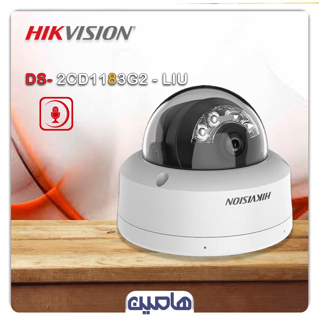 دوربین مداربسته تحت شبکه 8 مگاپیکسل هایک ویژن مدل DS-2CD1183G2-LIU