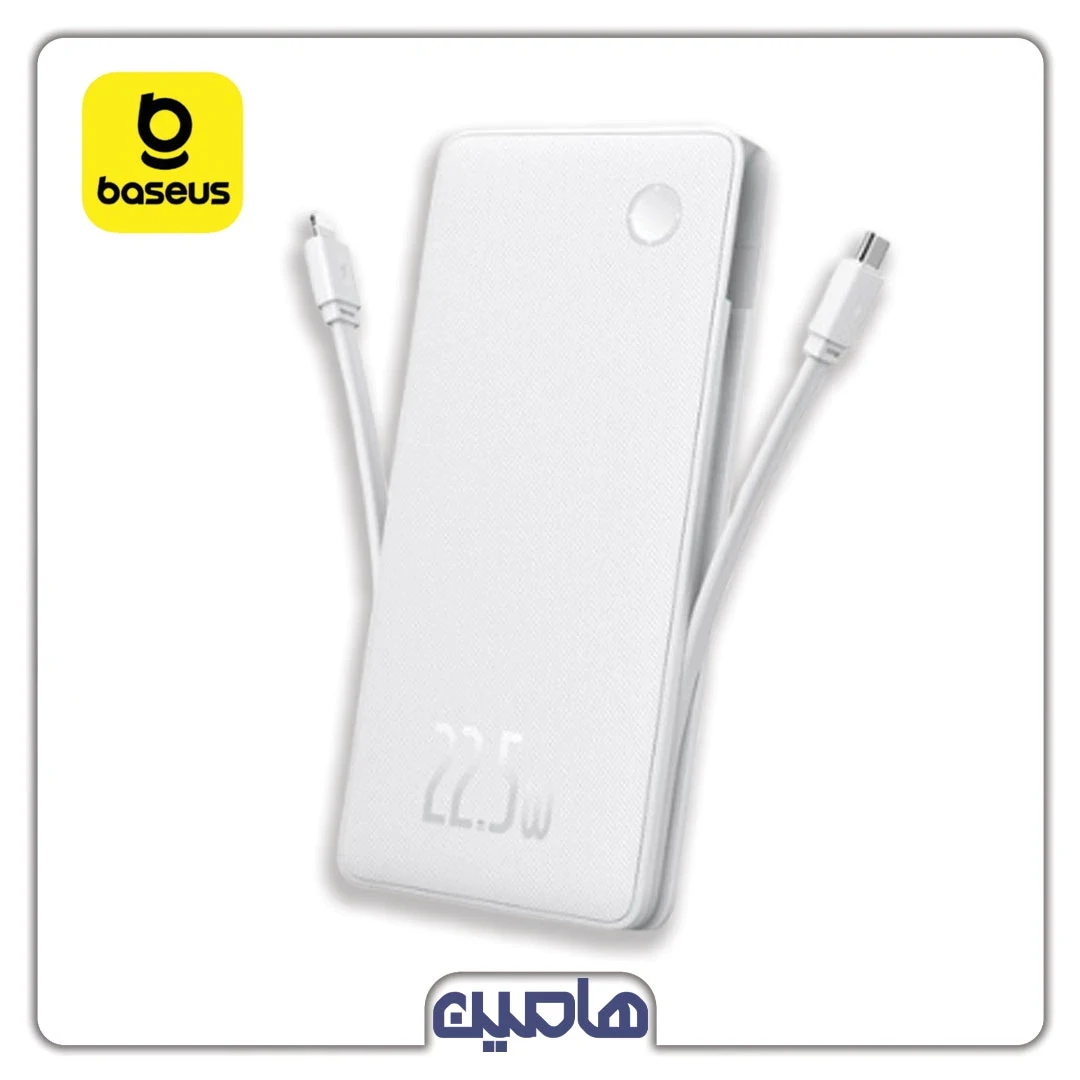 پاوربانک بیسوس مدل Airpow Lite PPAP2-10A ظرفیت 10000 میلی آمپر با توان 22.5W