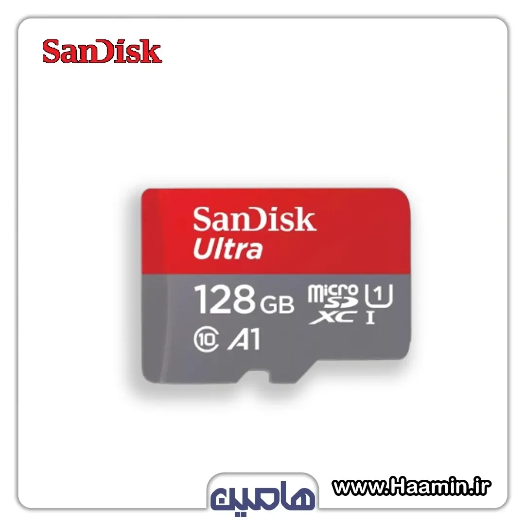 کارت حافظه MicroSDXC سن دیسک مدل Ultra کلاس 10 استاندارد UHS-I U1 سرعت 140MBps ظرفیت 128 گیگابایت