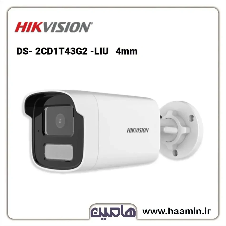 دوربین تحت شبکه 4 مگاپیکسل هایک ویژن مدل DS-2CD1T43G2-LIU