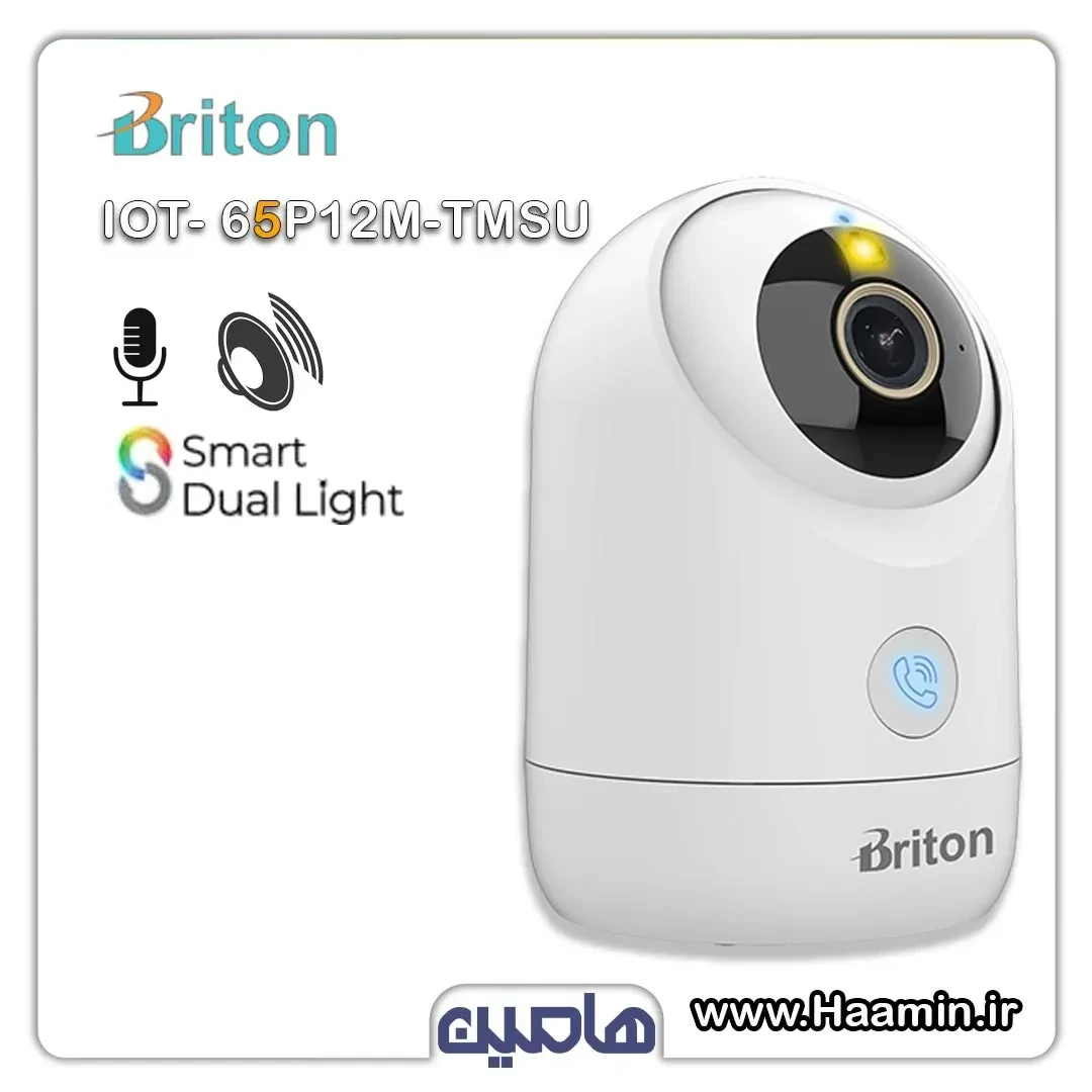 دوربین وای فای 5 مگاپیکسل برایتون مدل IOT-65P12M-TMSU