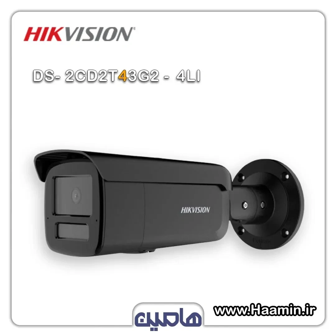 دوربین مداربسته تحت شبکه 4 مگاپیکسل هایک ویژن مدل DS-2CD2T43G2-4LI