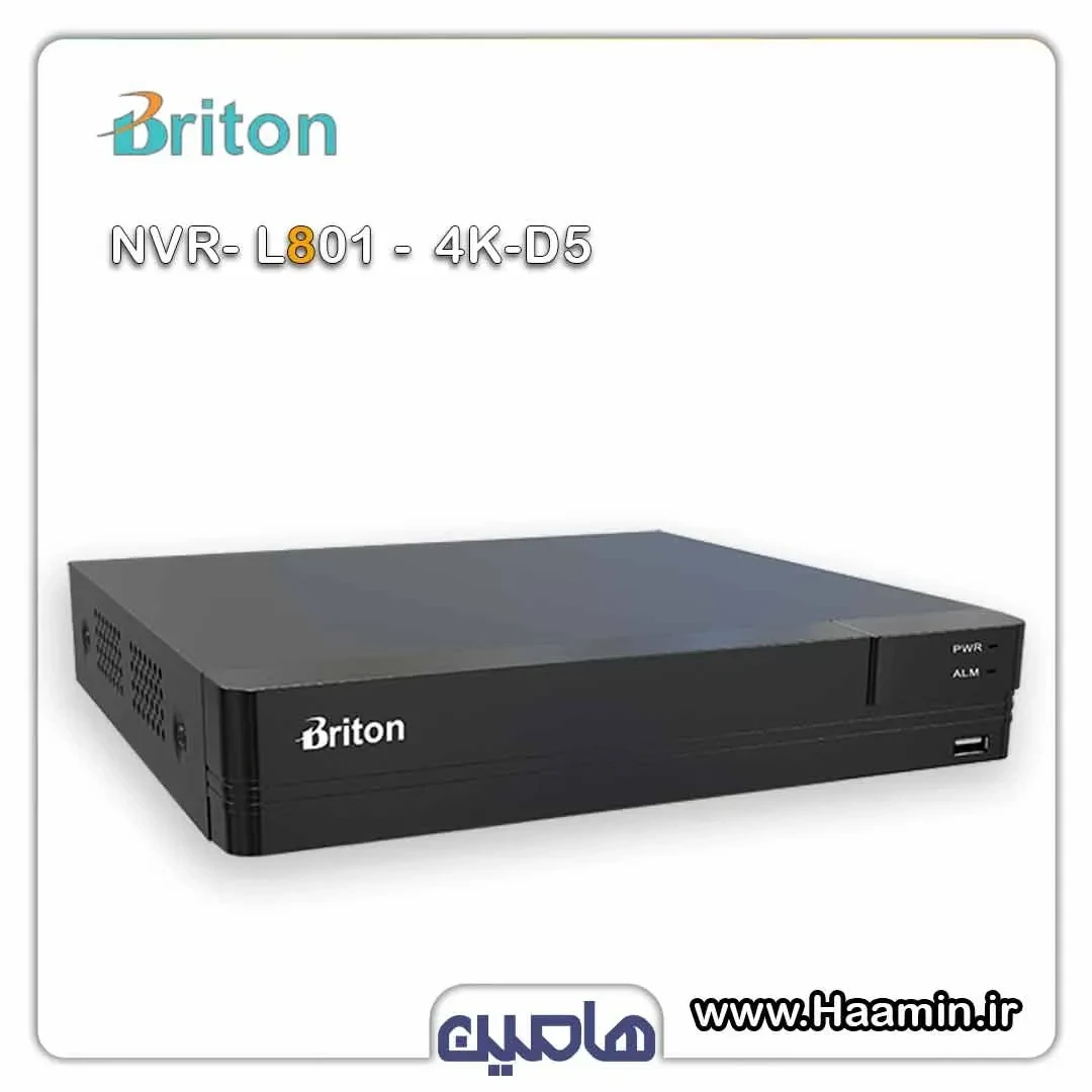 دستگاه ضبط تصاویر 8 کانال برایتون مدل NVR-L801-4K-D5