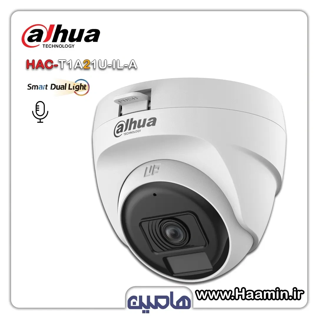دوربین مداربسته 2 مگاپیکسل داهوا مدل HAC-T1A21P-U-IL-A