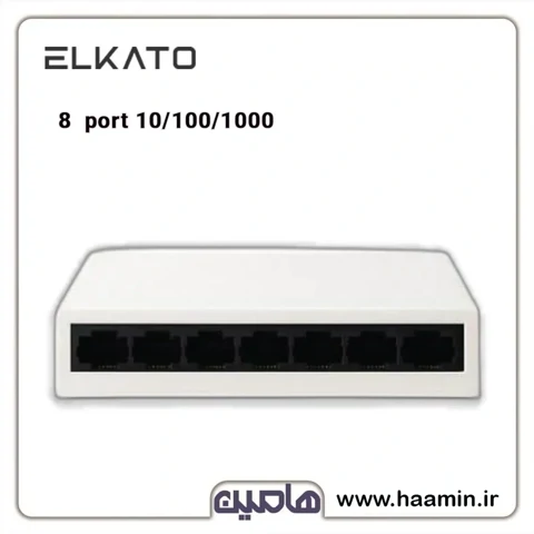 سوئیچ شبکه 8 پورت الکاتو مدل EL-1SGL080N