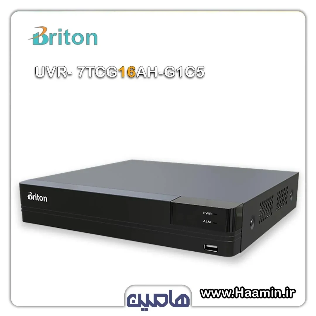 دستگاه ضبط تصاویر 16 کانال برایتون مدل UVR-7TCG16AH-G1C5