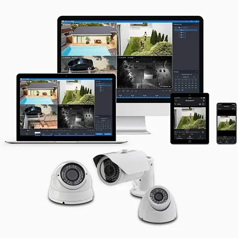 انواع نمایشگر برای دوربین های مداربسته